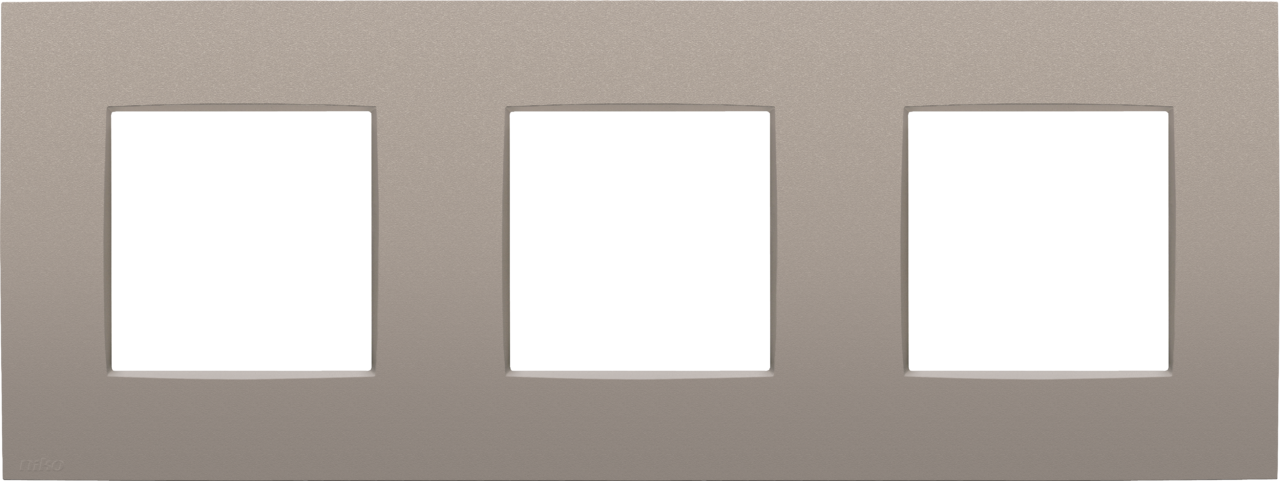 Niko Intense Bronze Coated Afdekraam 3-voudig HV brons 134-76700